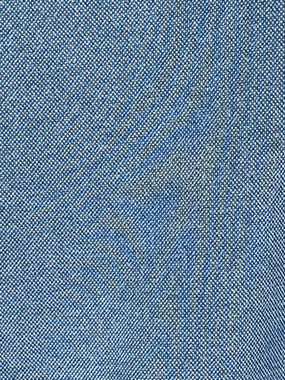 Nicole Miller NY Blue Tencel Pocket Dress Elastic Waist Cap Sleeve XS - Picture 6 of 8